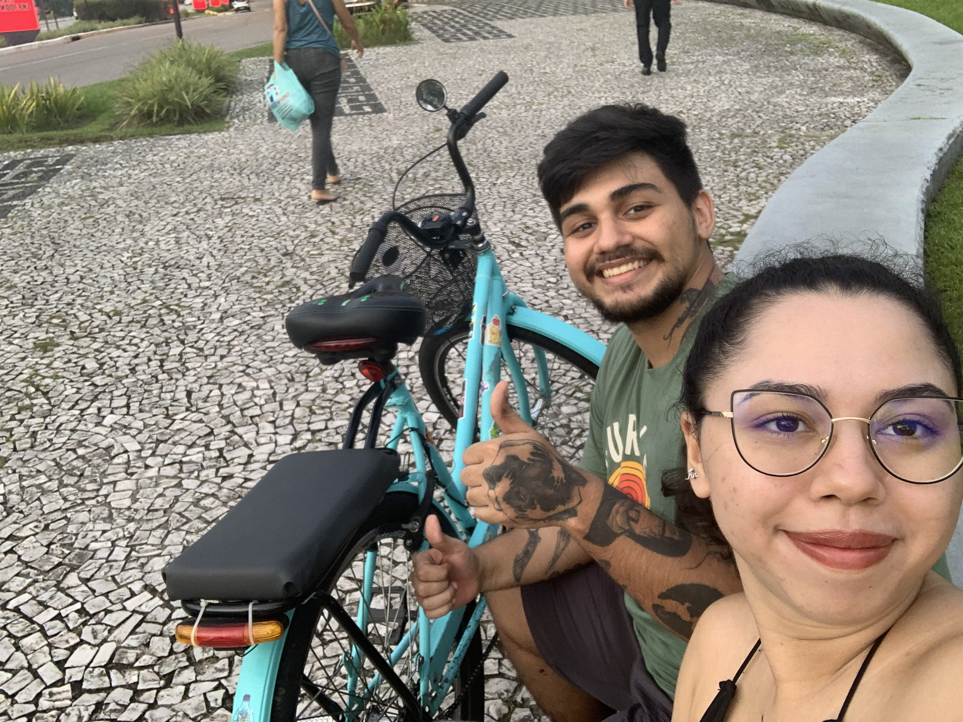 Primeiro passeio no aeroporto